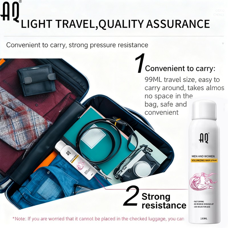 Hair Spray Manufacturer - Private Label Natural Volumizing Texturizing Strong Hold 100% Styling