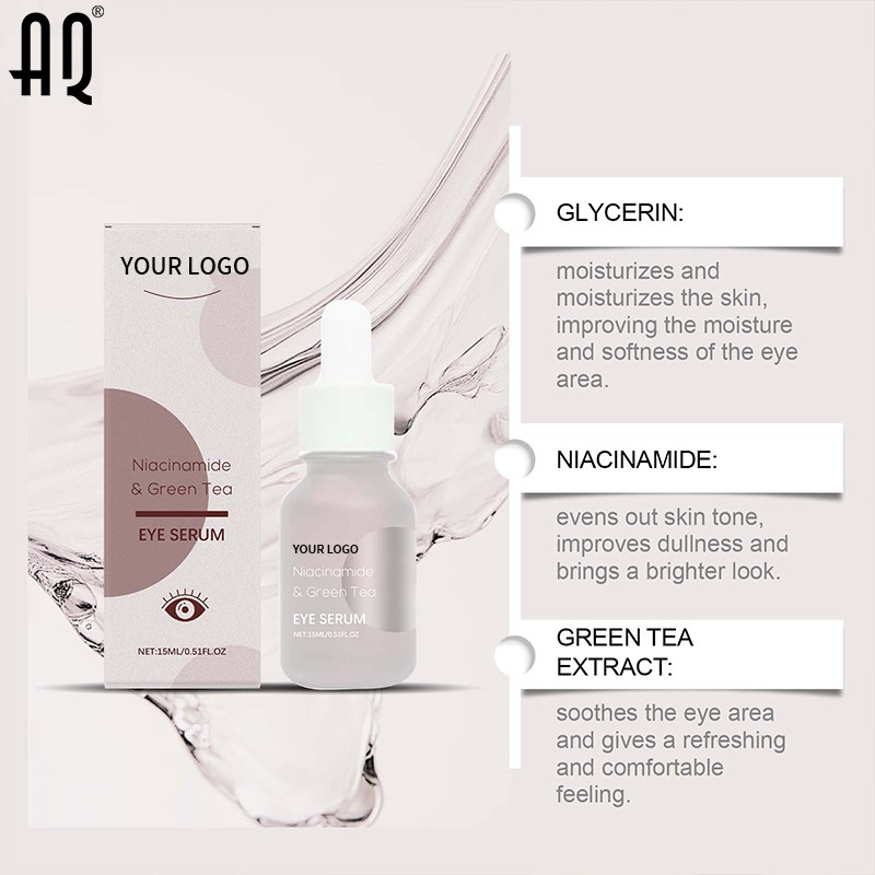 Eye Serum Manufacturer - Hot Selling 15ml Niacinamide Green Tea Gentle Care Moisturizing Firming