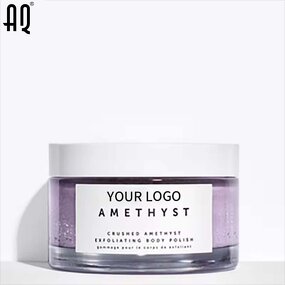 Face Body Scrub Manufacturer - OEM Private Label Natural Amethyst Deep Cleansing Exfoliating 100g