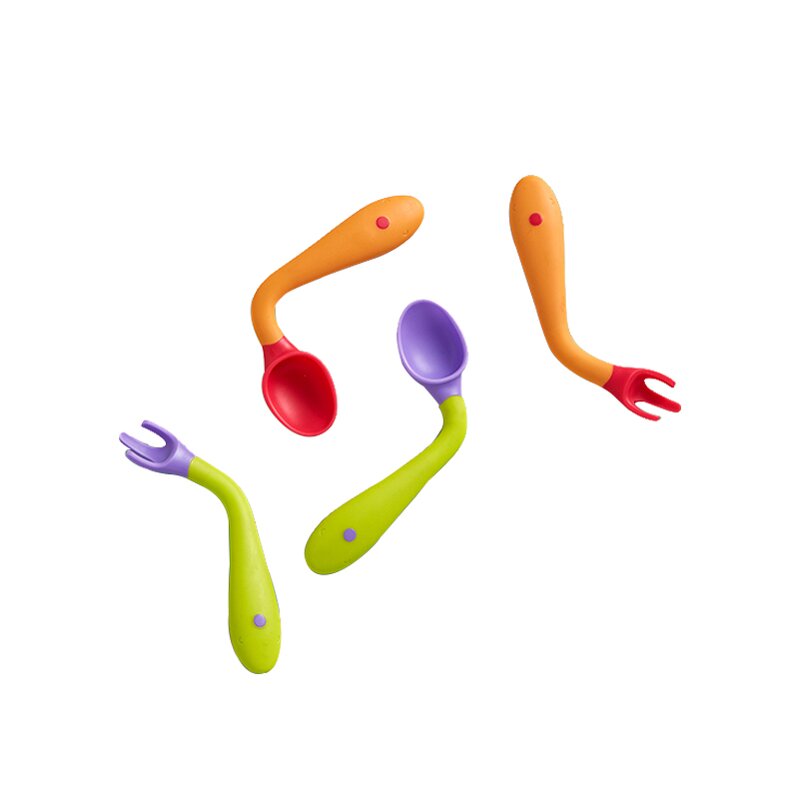 Baby Spoon and Fork Set Manufacturer - BPA Free Toddler Feeding Training Silicone