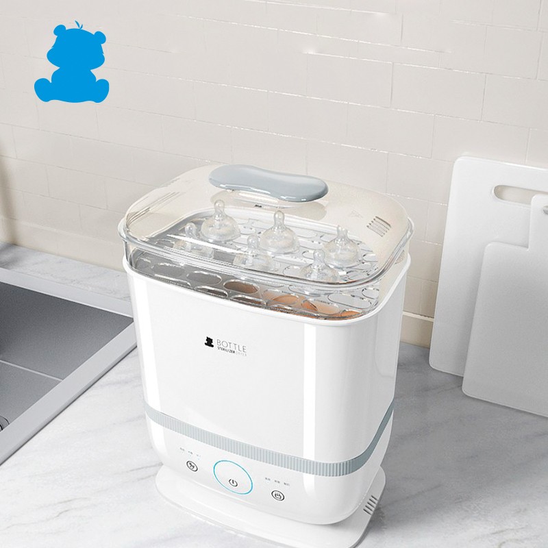 Baby Bottle Sterilizer Manufacturer - Large with Warmer and Dryer Steam Sterilizing