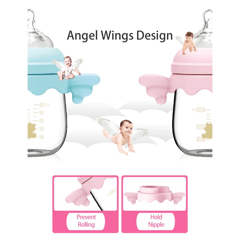 Baby Feeding Bottles Manufacturer - 180ml/240ml/300ml Natural Flow Anti-Colic BPA Free Printed