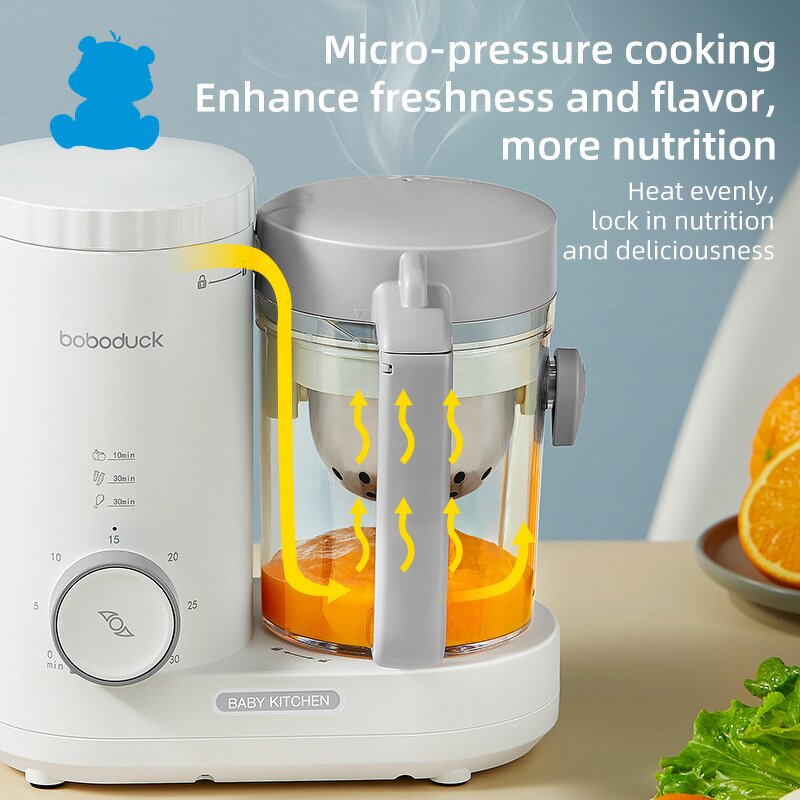 Baby Food Processor Manufacturer - Boboduck Multi-Function Wholesale Steamer Maker