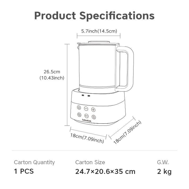 Electric Water Kettle Manufacturer - Boboduck New Style for Baby Formula Wholesale