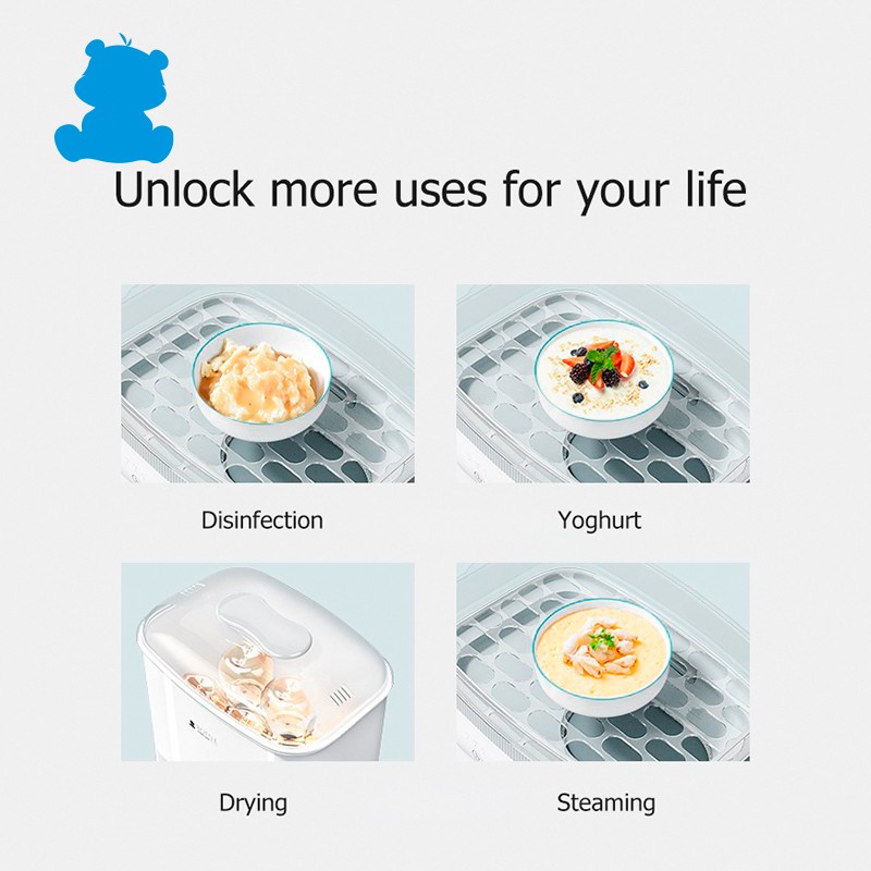 Baby Bottle Sterilizer Manufacturer - Large with Warmer and Dryer Steam Sterilizing