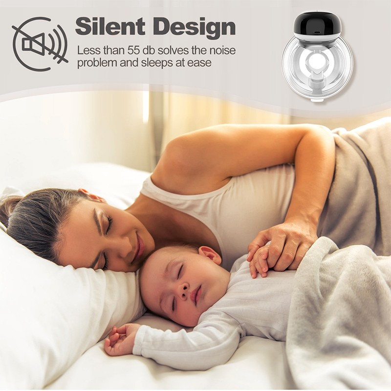 Wearable Breast Pump Manufacturer - New Arrival Hands Free Hospital Grade Electric BPA-Free