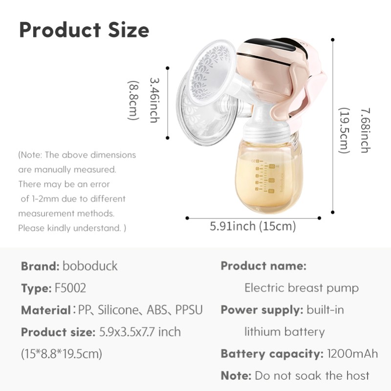 Breast Milk Pump Manufacturer - Boboduck Best Selling BPA Free Single