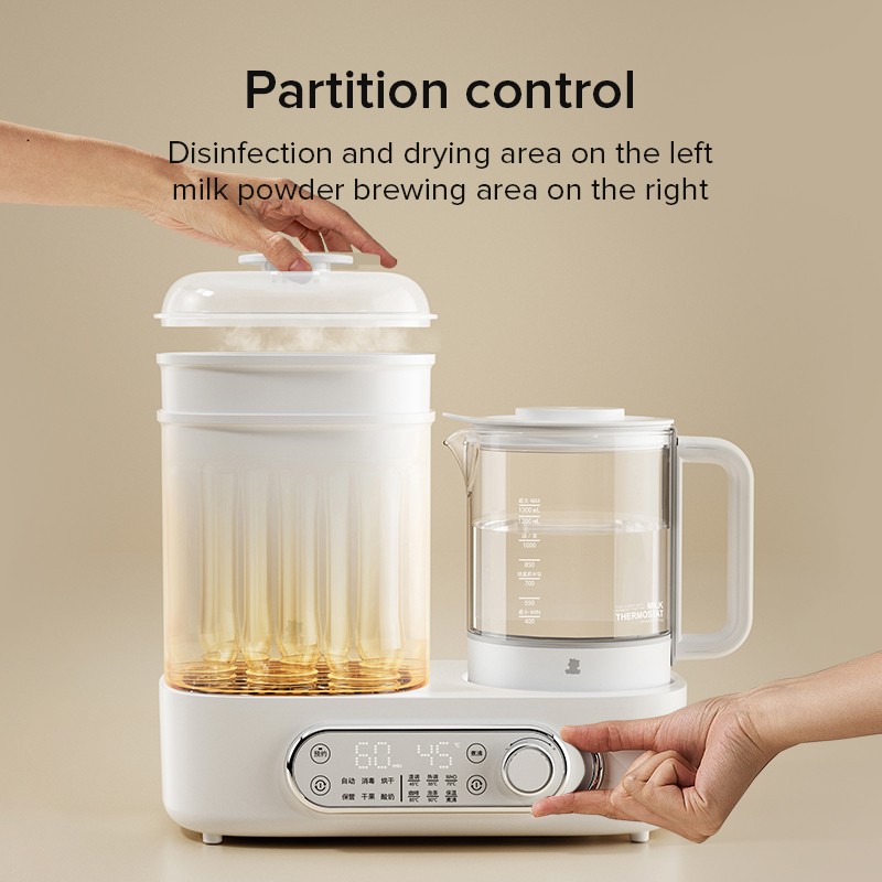 Bottle Heater Manufacturer - 10-in-1 Multifunction with Electric Steam Cleaning and Drying