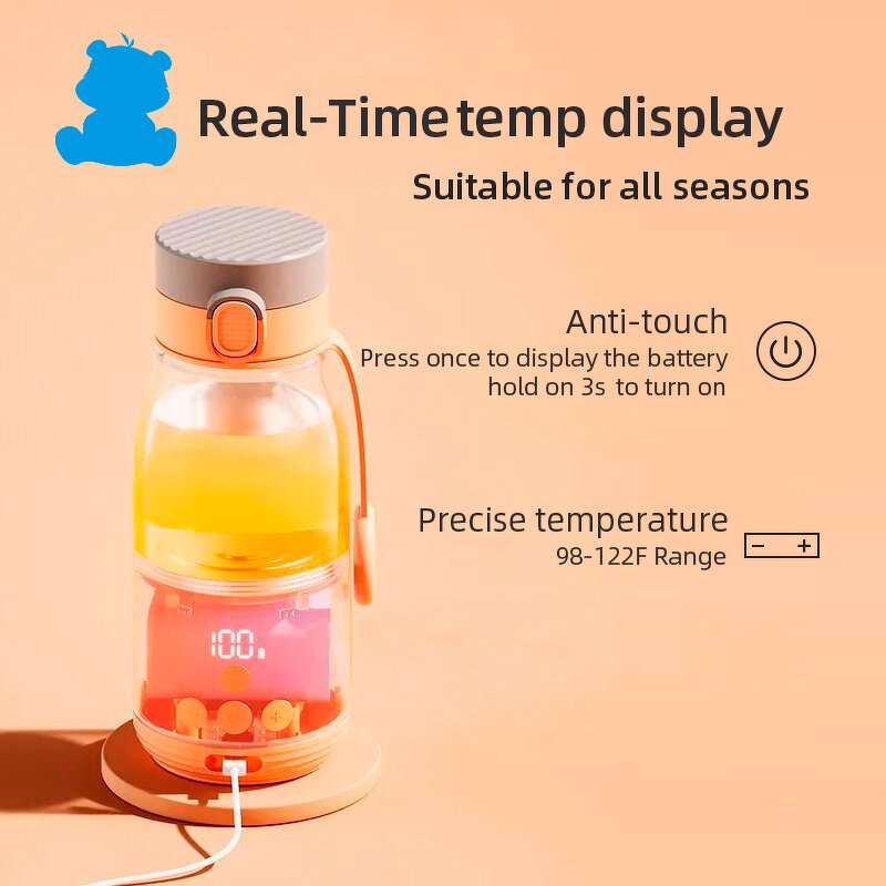 Milk Kettle Manufacturer - Portable Rechargeable Smart Heated Travel Water Kettle