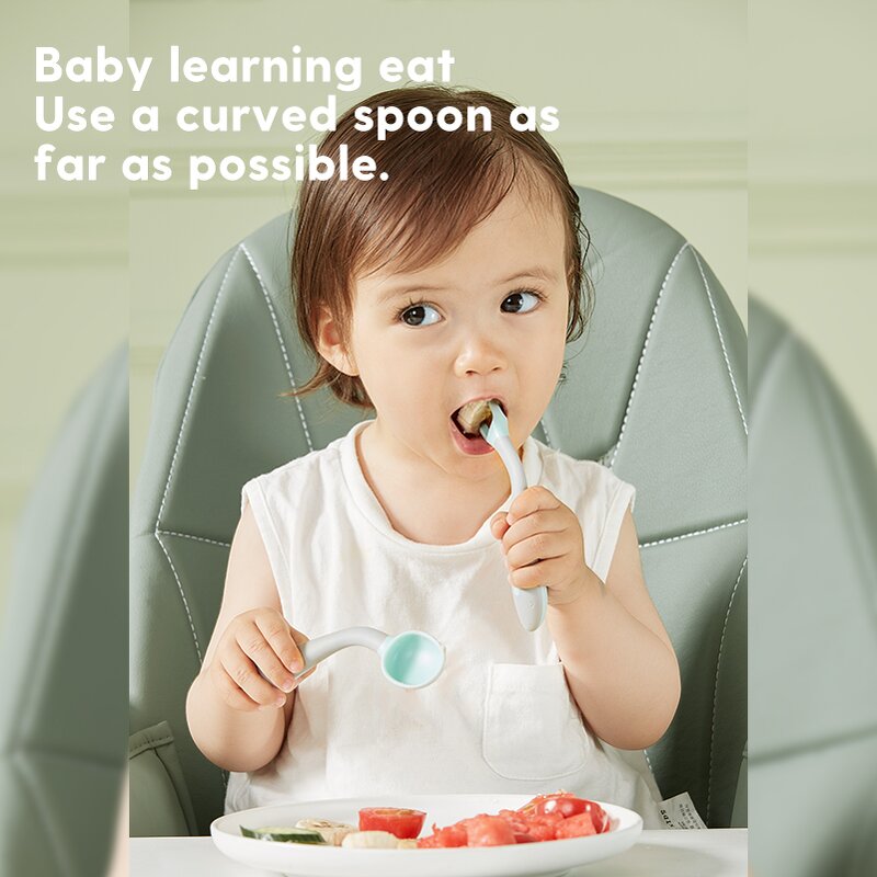 Baby Spoon and Fork Set Manufacturer - BPA Free Toddler Feeding Training Silicone