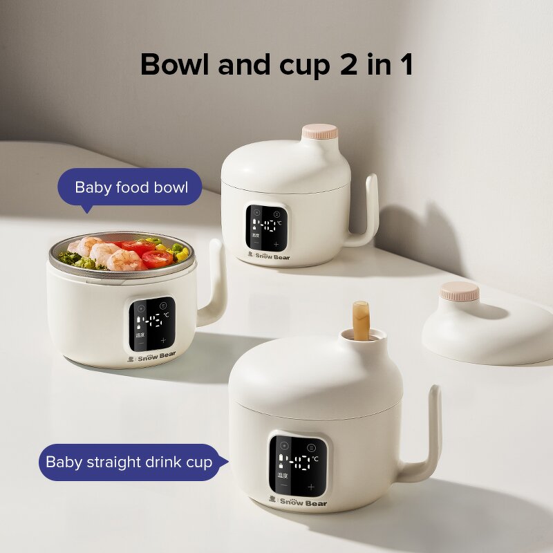 Baby Food Warmer Bowl Manufacturer - New Design Rechargeable Portable with Titanium Alloy Liner