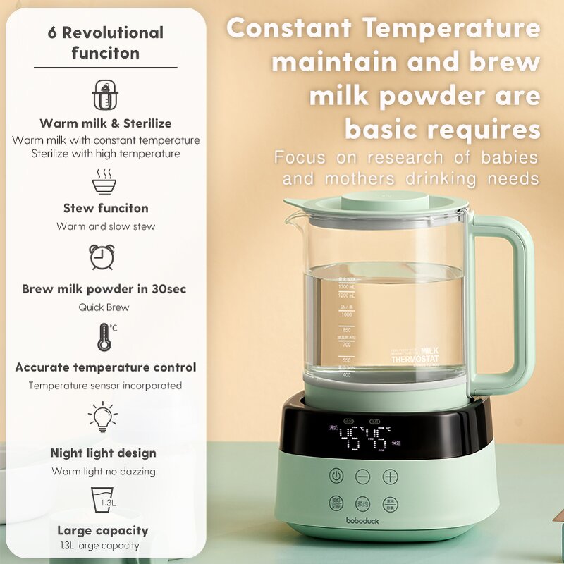 Electric Water Kettle Manufacturer - Boboduck New Style for Baby Formula Wholesale