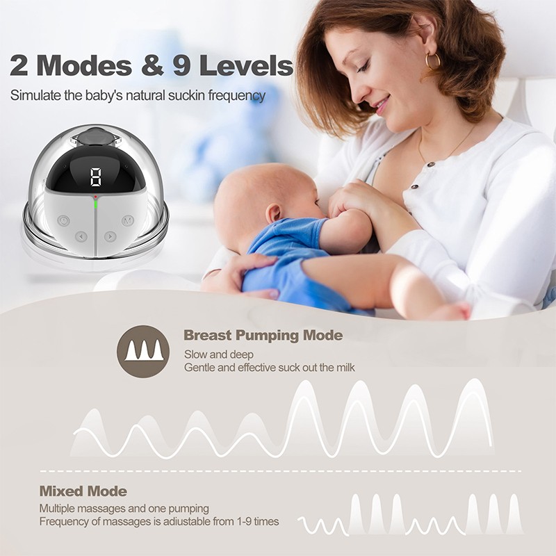Wearable Breast Pump Manufacturer - New Arrival Hands Free Hospital Grade Electric BPA-Free