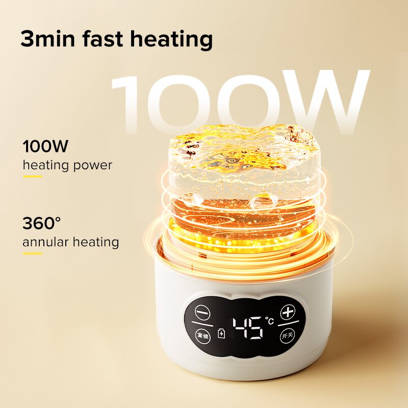 Bottle Warmer Manufacturer - 212℉ Fast Heating Wireless USB Portable Tea Coffee Kettle