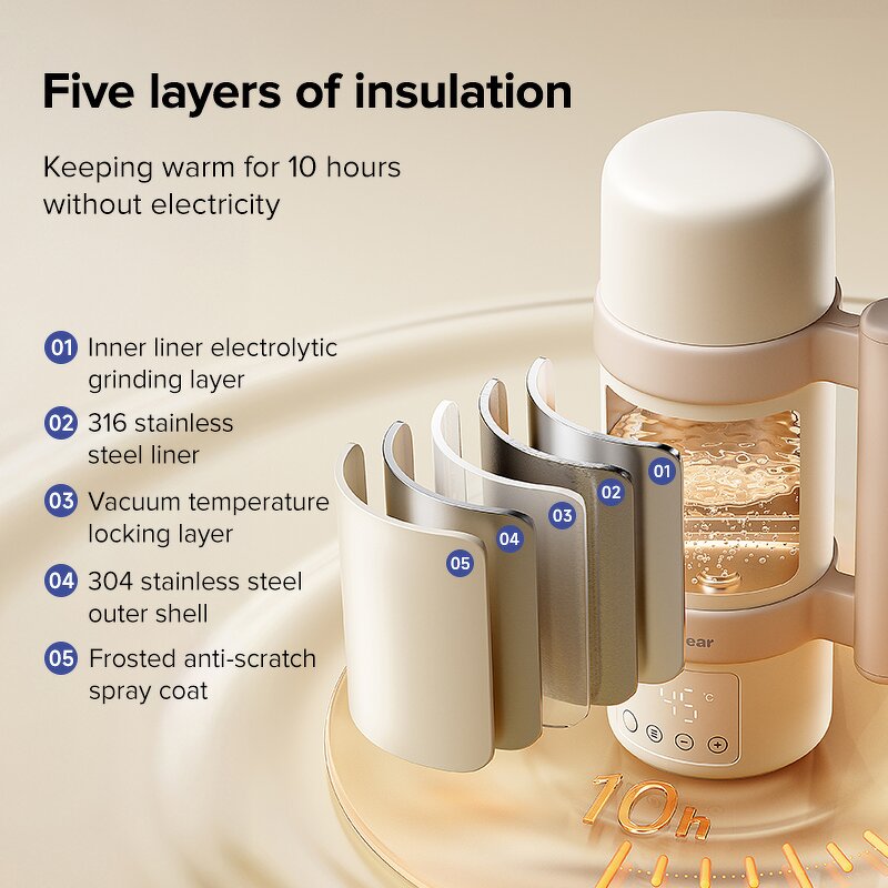 Bottle Warmer Manufacturer - 212℉ Fast Heating Battery Wireless USB Portable Tea Kettle