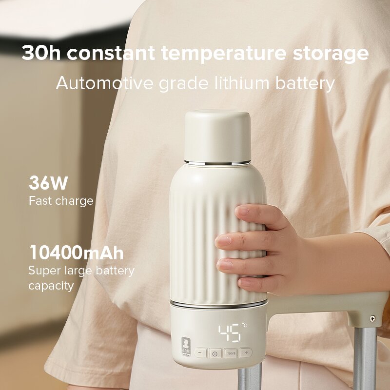 Bottle Warmer Manufacturer - 500ml Rechargeable USB Precise Temp Control Smart Portable for Car Travel