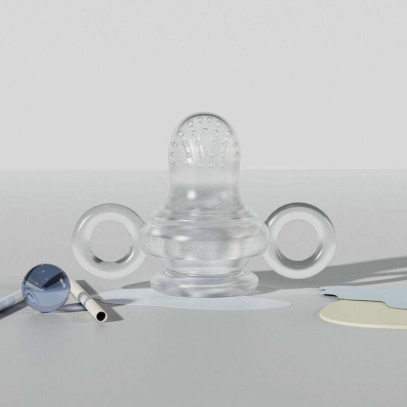 Baby Fruit Feeder Manufacturer - Easy to Grip All Silicone Pacifier Food Grade