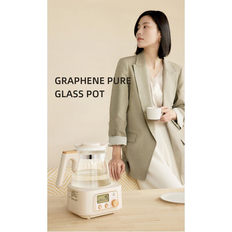 Electric Water Kettle Manufacturer - Commercial with Thermostat Function Glass Material