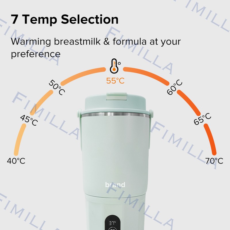 Bottle Warmer Manufacturer - 500ml Rechargeable USB Precise Temp Control Portable