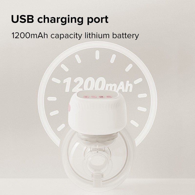 Wearable Breast Pump Manufacturer - 2025 New Arrival Silicone Hands-free BPA Free for Working Moms