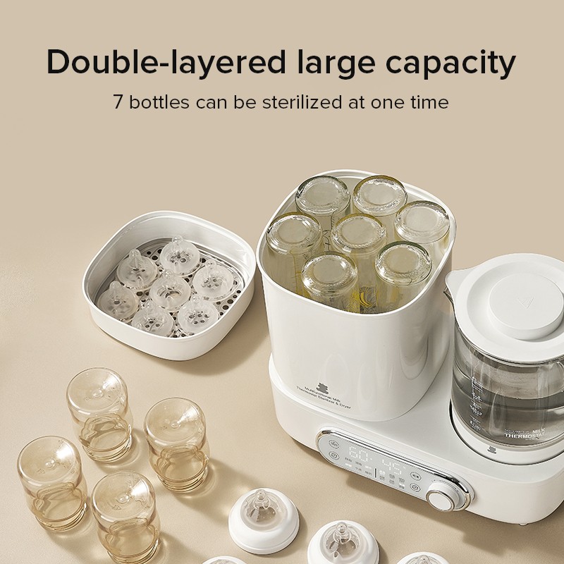 Bottle Heater Manufacturer - 10-in-1 Multifunction with Electric Steam Cleaning and Drying