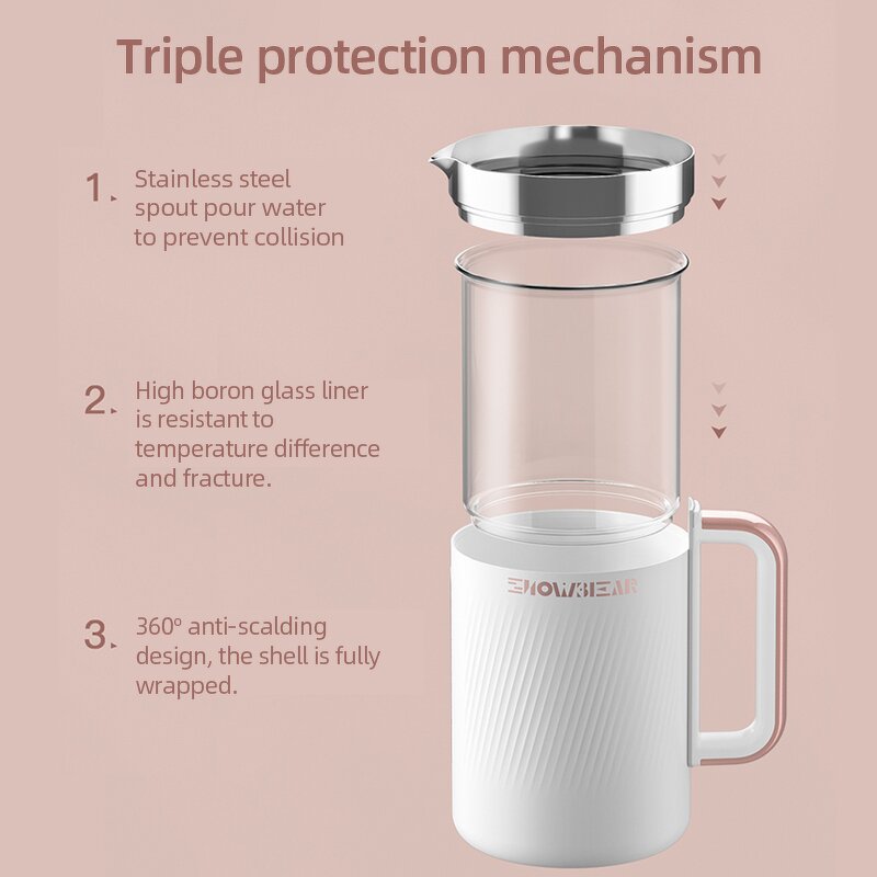 Electric Kettle Manufacturer - 1100ml Multifunction 316 Stainless Steel for Tea Coffee Milk