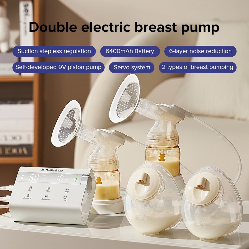 Electric Breast Pump Manufacturer - Electric Drive BPA Free 3.7V Innovative Large Square Type