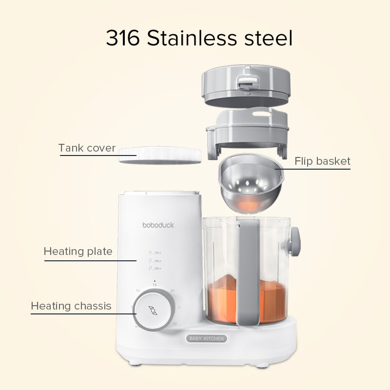 Baby Food Blender Manufacturer - 110V Boboduck Best Selling BPA Free Food Processor in Stock