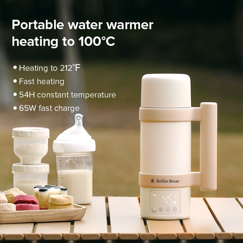 Bottle Warmer Manufacturer - 212℉ Fast Heating Battery Wireless USB Portable Tea Kettle