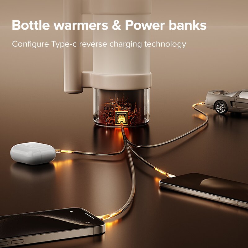 Bottle Warmer Manufacturer - 212℉ Fast Heating Battery Wireless USB Portable Tea Kettle