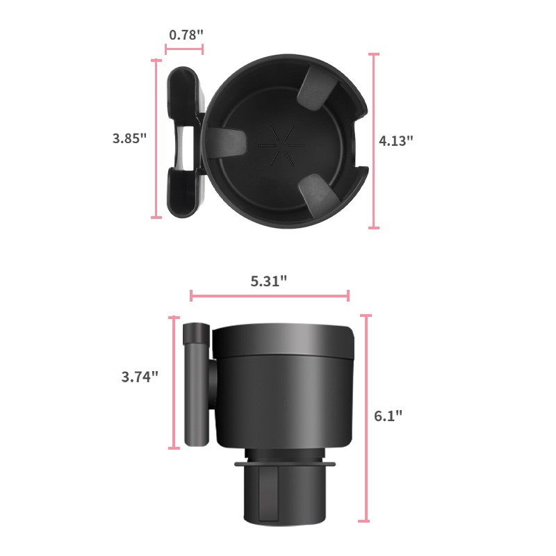 Car Cup Holder - 2 in 1 Expander Adapter