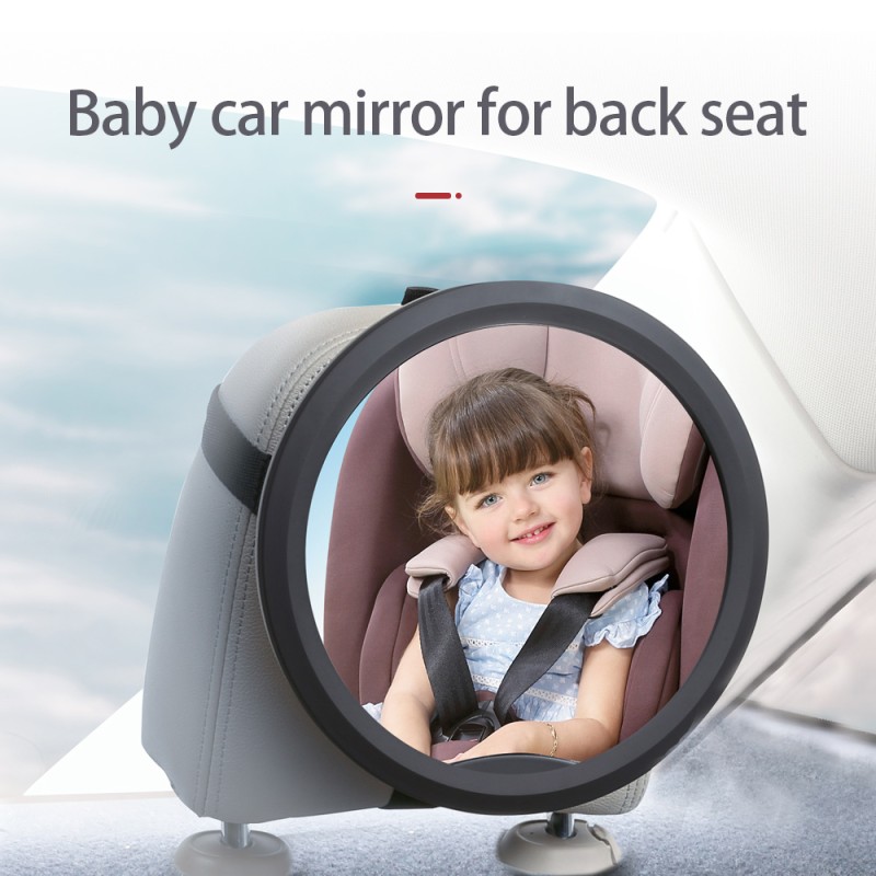Baby Car Mirror - Shatterproof Backseat Mirror