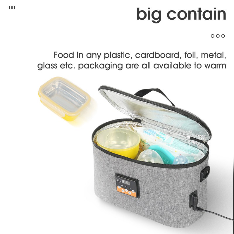 USB Bottle Warmer - Waterproof Black Design