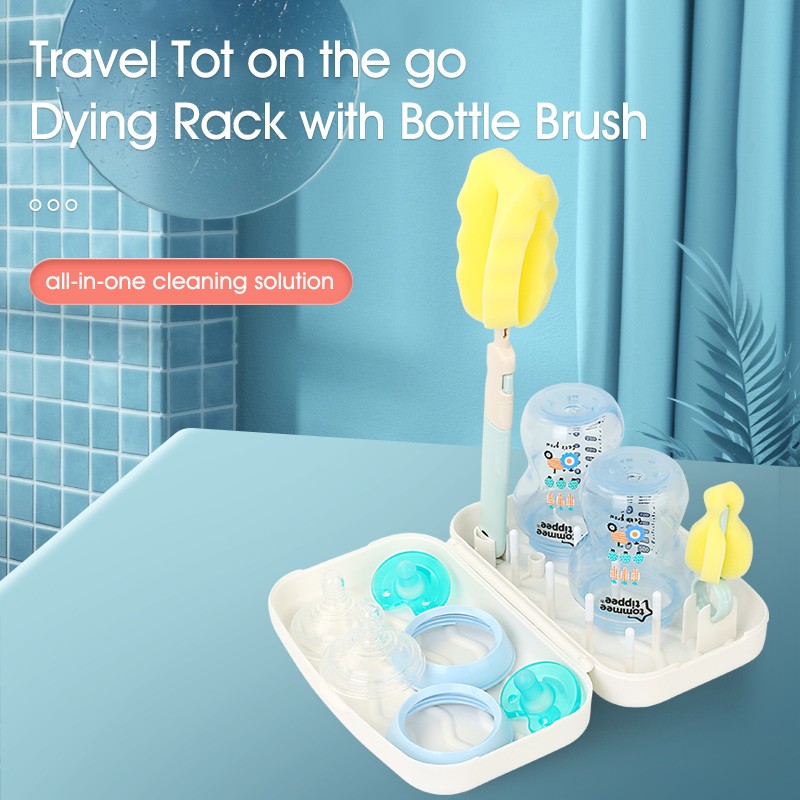 Baby Hair Brush Set - 3 in 1 Comb Mirror