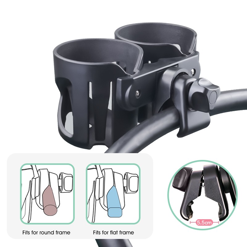 Stroller Cup Holder - Factory Price Double