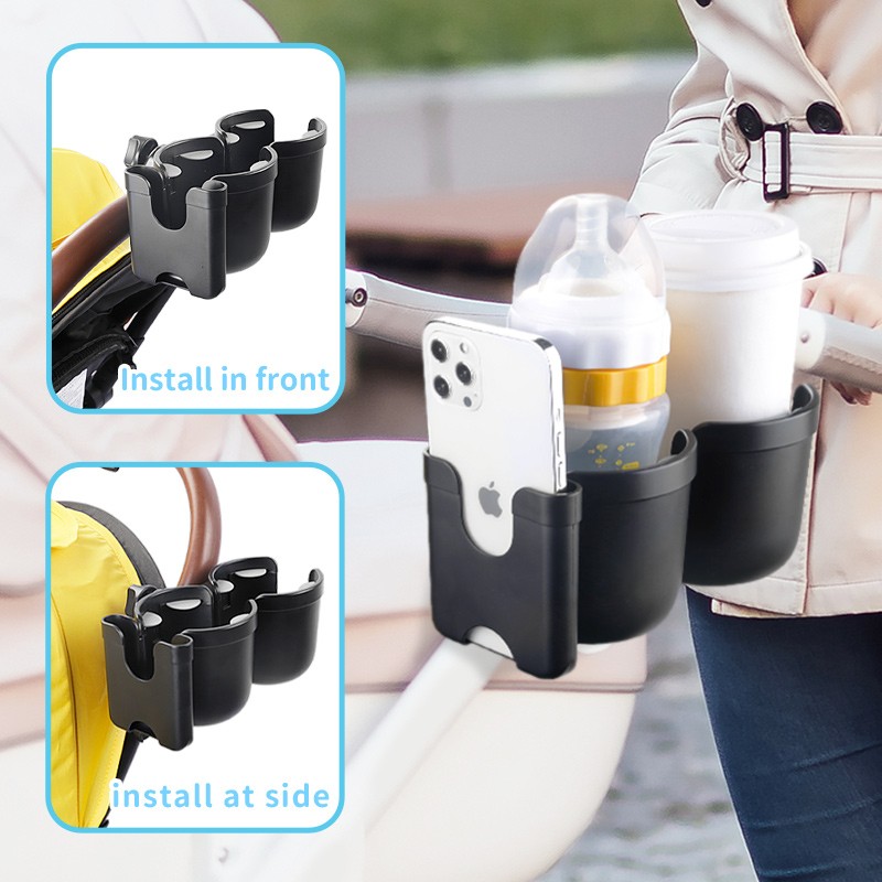 Stroller Cup Holder - 3 in 1 Universal