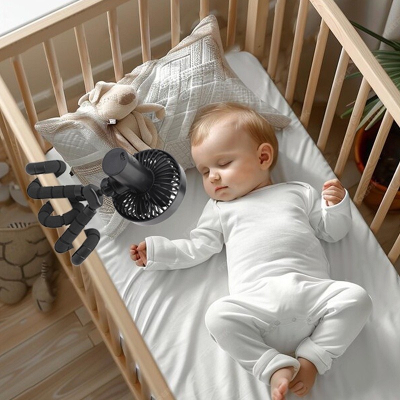USB Stroller Fan - Rechargeable Clip Fan Supplier