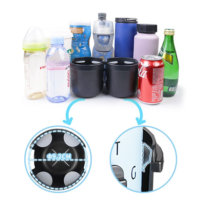 Dual Cup Holder - 360 Rotating for Baby