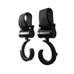 Baby Stroller Hook - with Strap Holder