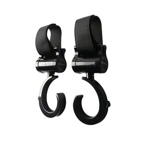 Baby Stroller Hook - with Strap Holder