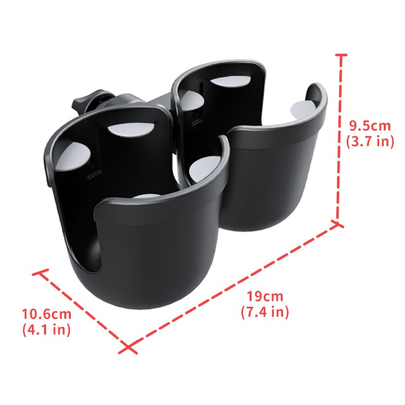 Dual Cup Holder - 360 Rotating for Baby