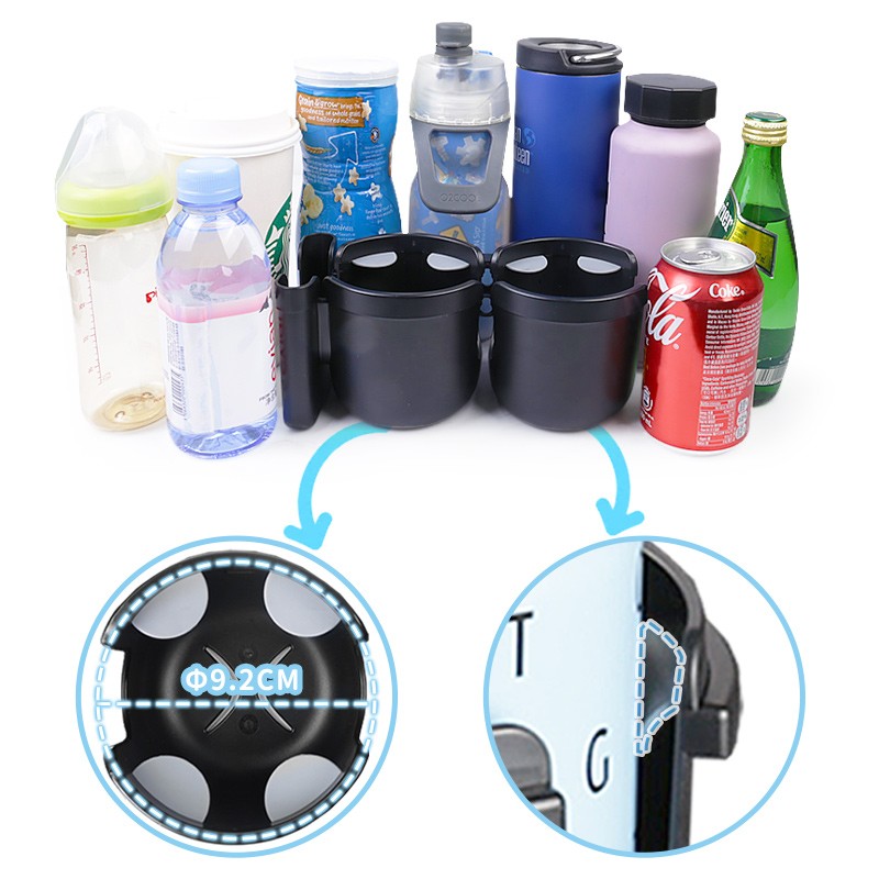 Stroller Cup Holder - Universal Double Holder