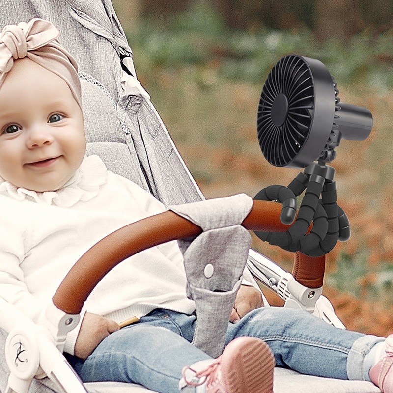 USB Stroller Fan - Rechargeable Clip Fan Supplier