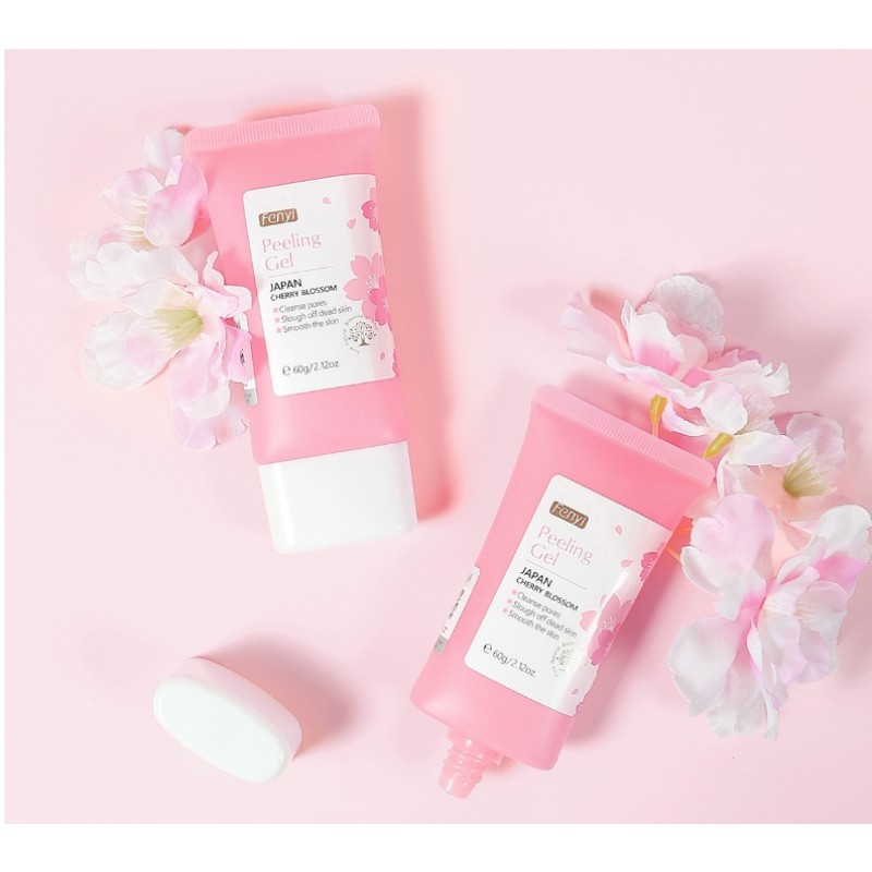 60g Face Exfoliating Gel Skin Care Whitening Moisturizer Repair Facial Scrub Cleanser Acne Blackhead Treatment Remove Face Cream