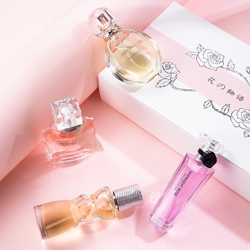 New Women's Perfume 4-Piece Set Box Gift Box Fragrance