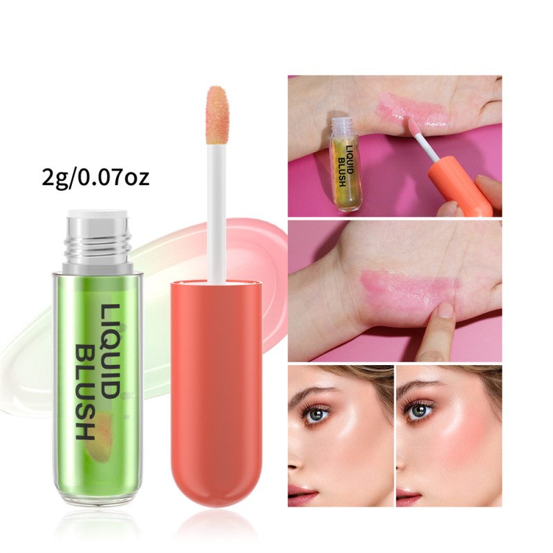 Wholesalers3 in 1 Lipstick Blush Eyeshadow Lip Cheek Face pink Makeup Vegan Liquid Blush Private Label Blushes Oil