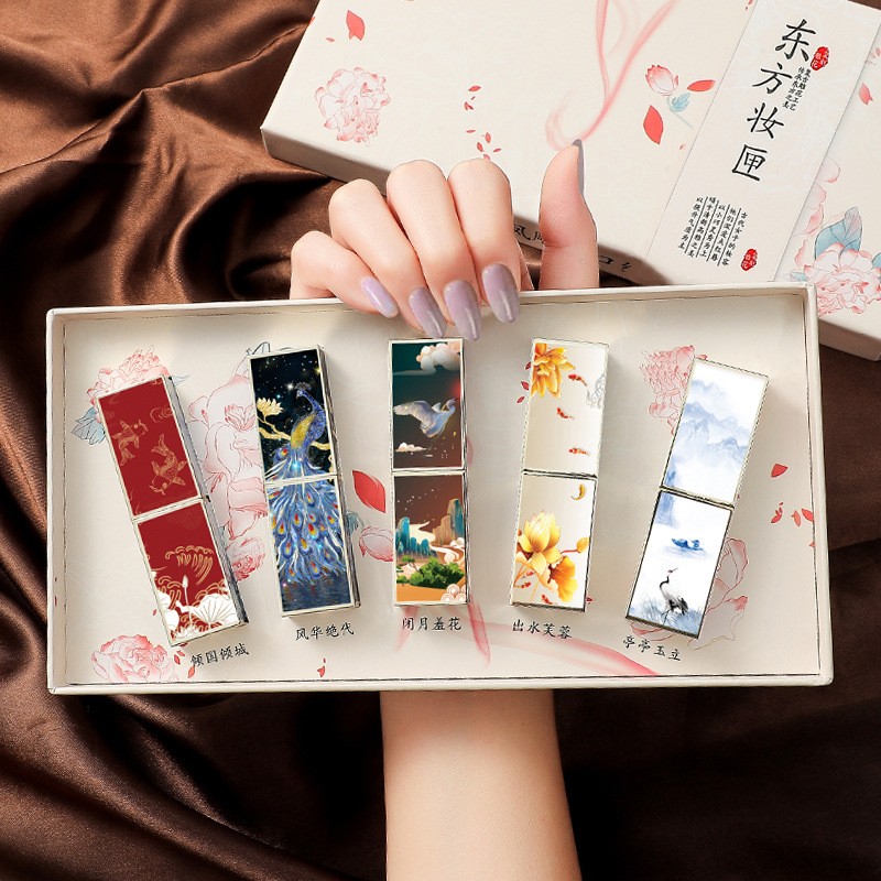 Wholesale Hot SellingZHENHAI Lipstick Chinese Style Carving Makeup Best Matte Lipstick Factory Direct