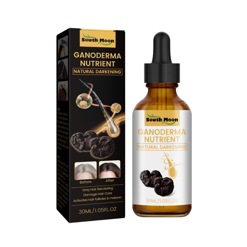 Black Ganoderma White to Black Black Hair Lotion Nourishing and Moisturizing Hair Repair