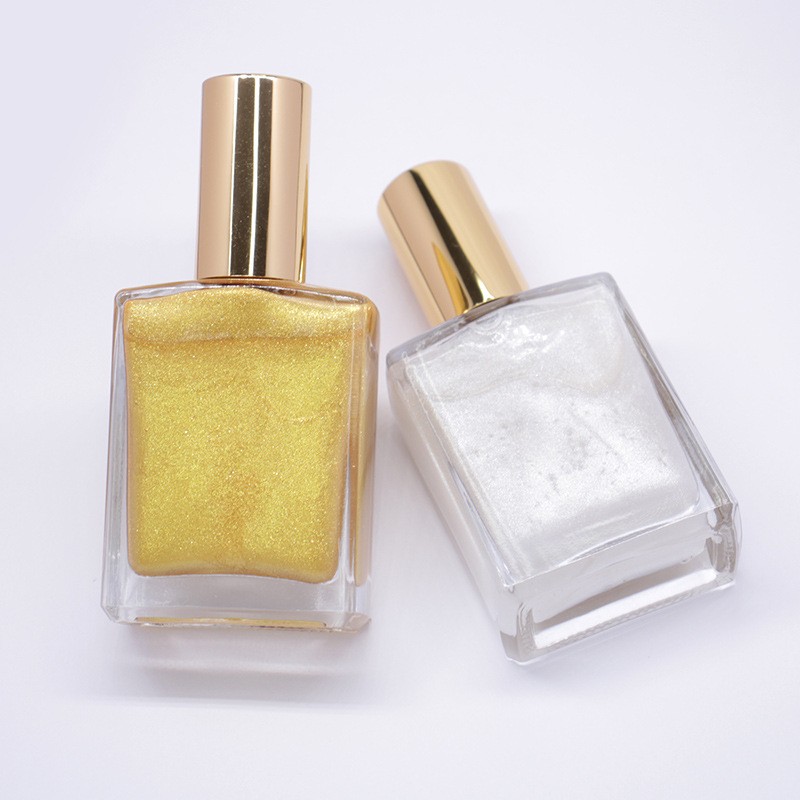 High Quality OEM Illuminator Bronze Body Shimmer Oil Cosmetics Makeup Liquid Highlighter