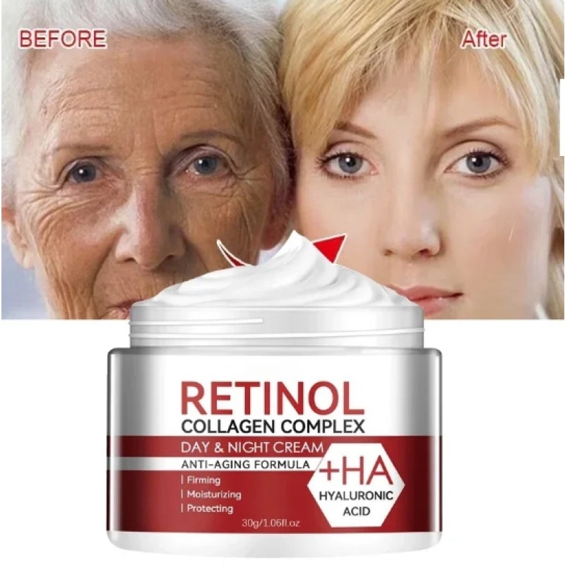 Anti Aging Moisturizing Cream Retinol Removing Wrinkle Fade Fine Line Firming Lifting Hydratation Brightening Skin Care Cosmetic